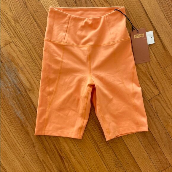 Tangerine Girlfriend Collective Biker Shorts - Picture 1 of 3